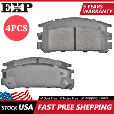 Rear Ceramic Brake Pads For 1990-1999 Subaru Legacy ,1993-1998 Subaru Impreza - Image 1 of 4