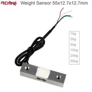 NJ6 Small Load Cell 1/2/5/10/20/50kg Weight Sensor Digital Scale 55x12.7x12mm - Picture 1 of 5