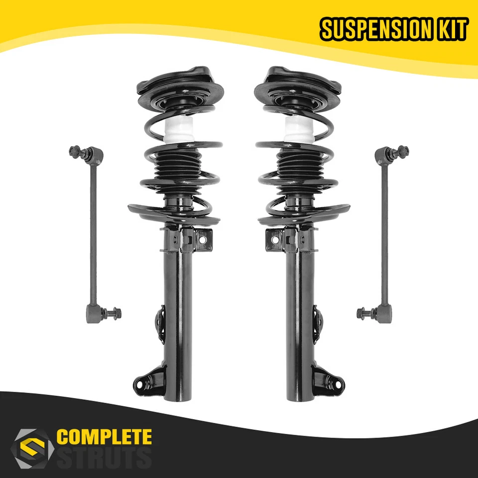 Front Complete Struts & Sway Bar Links for 2008-2009 Mercedes-Benz C230 RWD Foto 1 de 1