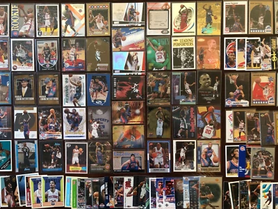 ¡LOTE DE PISTONES DETROIT de aproximadamente 450 tarjetas! ¡ESTRELLAS! RCS! ¡INSERTOS! SERIE #ED Vintage años 90 Foto 1 de 4