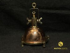 Inviting Glow Nautical Copper and Brass Hanging Cargo Pendant Light Fixture
