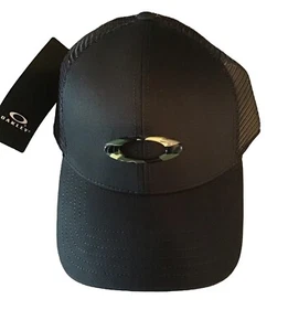 Oakley Trucker Ellipse Hat ( Blackout With Camouflage Logo ) One Size - Picture 1 of 3