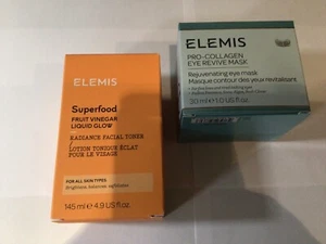 Elemis Pro-Collagen Eye Revive Rejuvenating Mask + Superfood Fruit Vinegar Glow - Picture 1 of 1