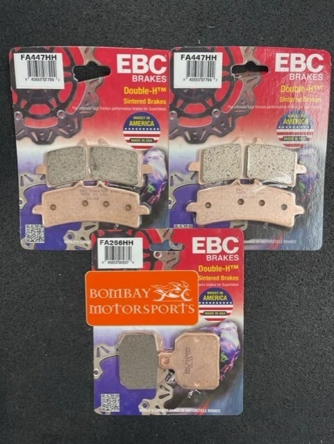 EBC HH Front & Rear Brake Pads Set Ducati Hypermotard 1100, 1198, 1199 Panigale - Image 1 of 1