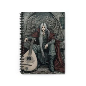 Gothic Fantasy Spiral Notebook, Art Journal, Note-taking, Gothic Decor, [...] - Picture 1 of 6
