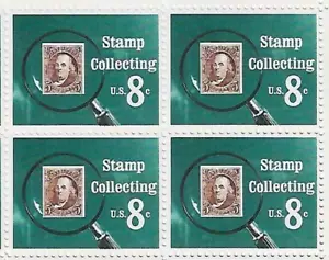 US Stamp Collecting 8c Stamp Block of 4 Scott #1474 - Picture 1 of 1