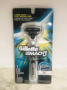 Gillette Mach 3 Rasierer 1 Griff +1 Kartusche - Bild 1 von 6