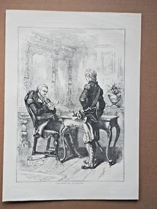 Lafayette and George Washington - Antique Print - 1876 - Picture 1 of 1