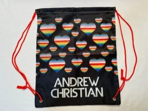 Andrew Christian - Progressive PRIDE Hearts Drawstring Back Pack - (595) - Picture 1 of 4