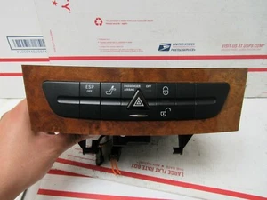 2003 2004 2005 2006 MERCEDES BENZ E CLASS HAZARD LIGHT DOOR LOCK SWITCH PANEL - Picture 1 of 5