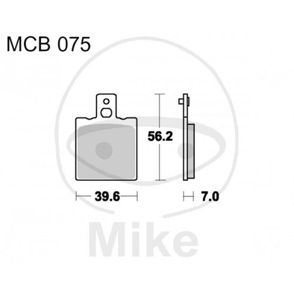 Plaquette de frein Frittées si TRW Cagiva 650 Elefant 1985-1986