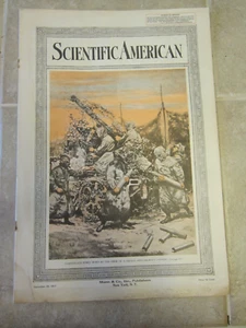 Scientific American September 1917 Camouflage Robes French Anti Artillery Cannon - Picture 1 of 1