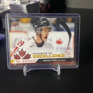 2020-21 Upper Deck Canvas #C267 Jonathan Toews Program of Excellence - Picture 1 of 2