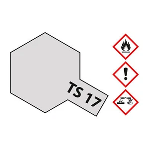(165,60€/1l) Tamiya TS-17 aluminio plata brillante 100ml pintura en aerosol resina 3 - Imagen 1 de 2