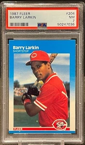 1987 Fleer #204 Barry Larkin PSA 7 - Bild 1 von 2