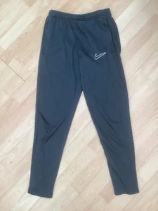 Nike Dri-Fit blue poly jogging bottoms Small 30-32”W - Picture 1 of 1