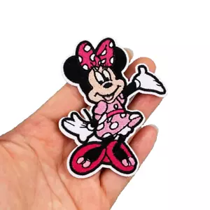 MINNIE MOUSE - DISNEY - Embroidered Iron-On/Sew-On Patch - Picture 1 of 2