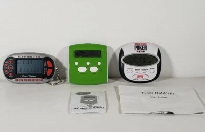 Jogo eletrônico portátil World Series Of Poker, Texas Hold'em, paciência - Imagem 1 de 4