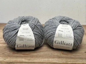 Lot of 2!! Destash DeRerum Natura Gilliatt Brouillard NEW 100% Wool Yarn - Picture 1 of 2