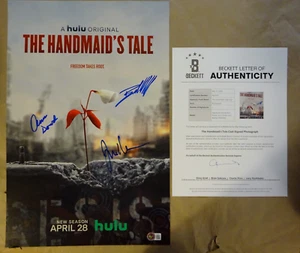 Signiertes The Handmaid's Tale 12"x18" Foto handsigniert von 3 BAS COA - Bild 1 von 10
