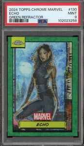 2024 Topps Chrome Marvel Echo Green Refractor /99 PSA9 - Picture 1 of 1