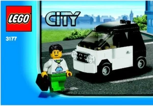 LEGO CITY SMALL CAR / SMART CAR 3177 MINIFIGURE SUITCASE 100% COMPLETE GUARANTEE - Picture 1 of 8