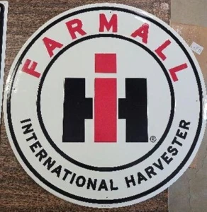 Farmall International Harvester Round sign - Picture 1 of 1
