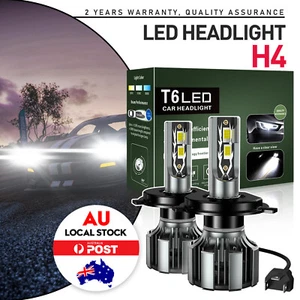 2x H4 Headlight Light LED High/Low Beam Bulbs Kit For HYUNDAI GETZ 2002 - 2010 - Picture 1 of 13