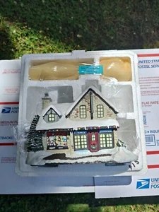 Hawthorne Village Santa's Workshop Toys Sleigh Thomas Kincade Christmas New - Picture 1 of 19