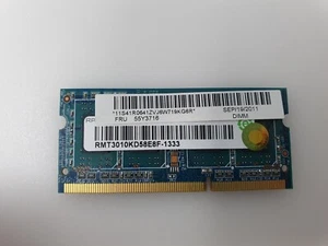 Lenovo ThinkPad T420s RAM Memory DDR3 2GB PC3-10600s RAMAXEL RMT3010KD58E8F-1333 - Picture 1 of 6