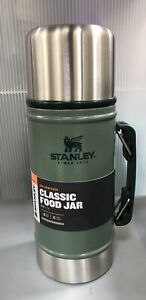 NEW Stanley 24oz THE HERITAGE CLASSIC FOOD JAR Thermos Green Hammered Finish