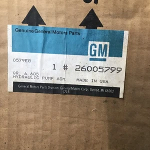 GM Power Steering Hydraulic Pump 26005799 - Picture 1 of 4