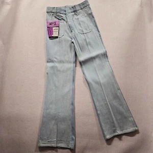 Jeans svasati denim vero vintage anni 70-80 nuovi con etichette NOS taglia 27, vedi descrizione - Foto 1 di 20