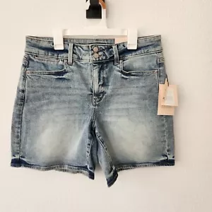 Pantalones cortos vaqueros de mezclilla NYDJ talla 8 Tecnología Lift and Tuck - Imagen 1 de 8