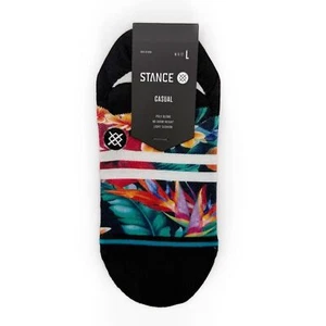 Stance Pau St Mens No Show Socks Large Tropical Flowers Floral Colorful Vacation - Picture 1 of 5