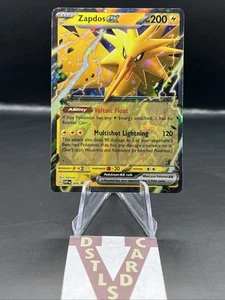 Pokemon SV 151 EN Mew - ZAPDOS EX SVP049 Black Star Promo - Picture 1 of 3