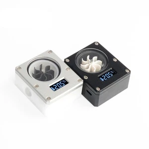 Water Flow Meter Indicator with Temperature Sensor System Monitor VA LCD Screen - Photo 1/16