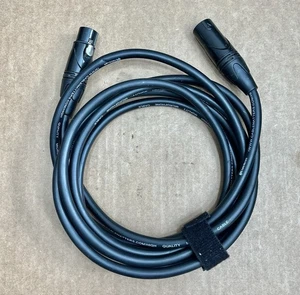 10Ft Cable Matter 3Pin XLR Extension Microphone Mic Audio Cable Cord Male/Female - Picture 1 of 6