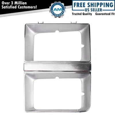 Left Headlight Bezel Fits 81-82 Chevrolet C/K Trucks Blazer Suburban Jimmy - Image 1 of 4