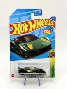 Hot Wheels Lotus Evija 229/250 HW Exotics 8/10 Green 1/64 Die-cast Car NIP 2022 - Picture 1 of 3