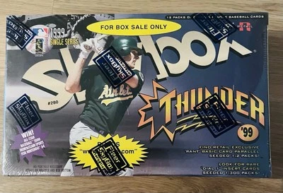 1999 Skybox Thunder MLB Baseball Factory Sealed Box - Image 1 of 3