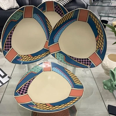 FOUR ROSENTHAL STUDIO LINE FLASH DOROTHY HAFNER DINNER PLATES 10.5” Brand New - Image 1 of 4