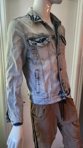 Chaqueta Guess Trucker Para Hombre Talla M Azul Denim Bolsillos A8 - Imagen 1 de 17