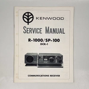 🌟Kenwood R-1000 / SP-100 Communications Receiver Owners Service Manual - Picture 1 of 2