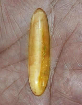 10.80 Cts. Natural Genuine Old Baltic Amber Untreated Certified Gemstone - Image 1 of 4