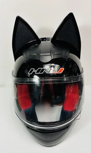 Full face Cat Ears HNJ Helmet Size L - Picture 1 of 9