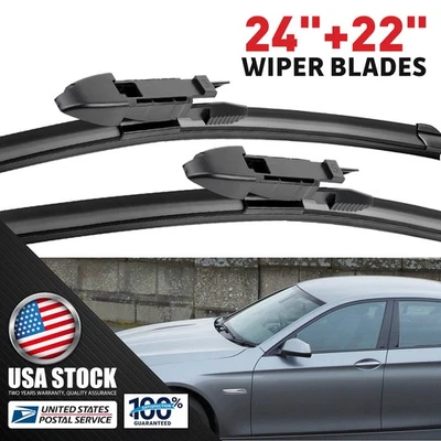Limpiaparabrisas delantero 24"22" para todas las estaciones para BMW 528i xDrive 2009-2010 Foto 1 de 4