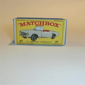 Matchbox Lesney 27d Mercedes Benz 230SL Coupe E Style Repro Box - Picture 1 of 4