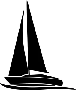 Autoaufkleber Segelboot 015  Sticker Aufkleber segeln Wasssersport - Bild 1 von 14