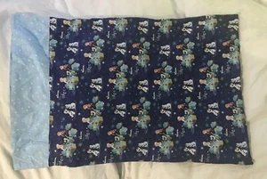 Funda de almohada Elza Anna Olaf Muñeco de nieve Funda de almohada azul congelado - Imagen 1 de 9